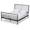 Baxton Studio Alva Modern and Contemporary Industrial Black Finished Metal Full Size Platform Bed 187-11630-Zoro - alternate 1